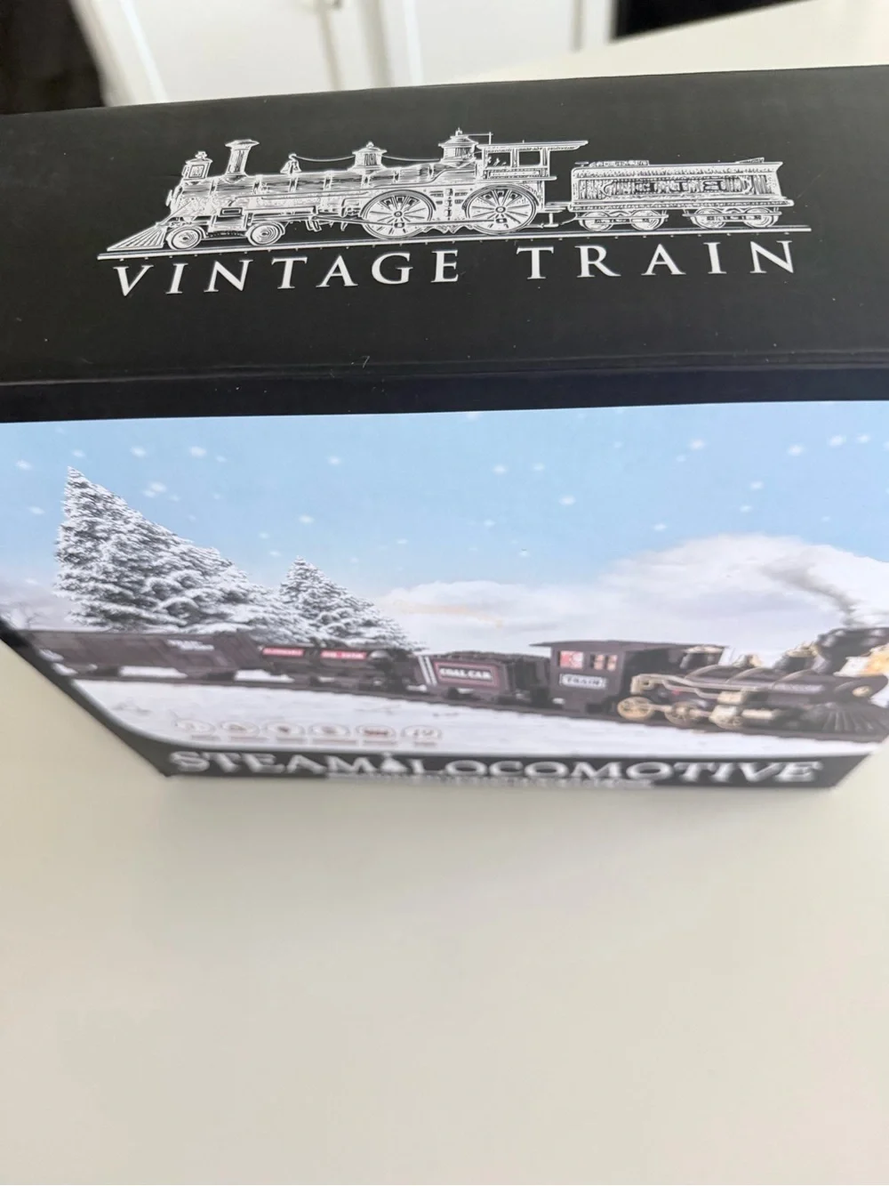 Gloween Steam Locomotive Musical Train Track Set